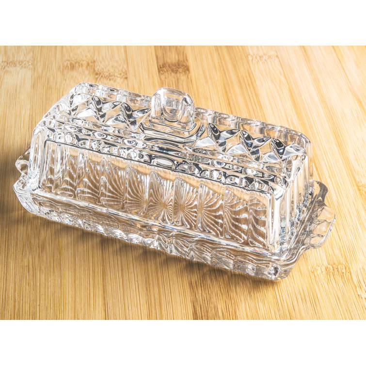 Rosdorf Park Asman Lead Crystal Butter Dish Wayfair